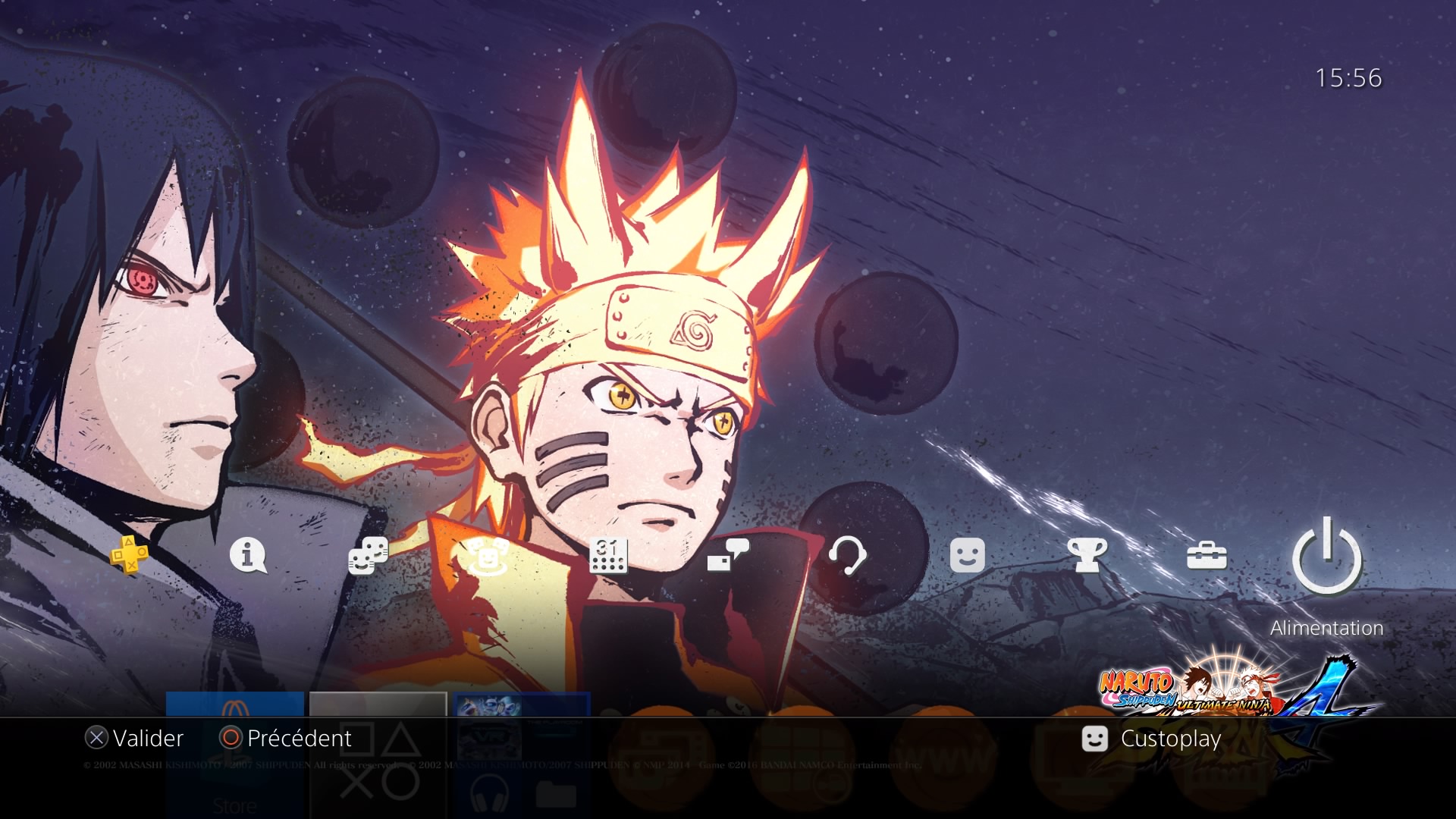 Naruto - Ultimate Ninja Series - Télécharger un thème PS4 ...